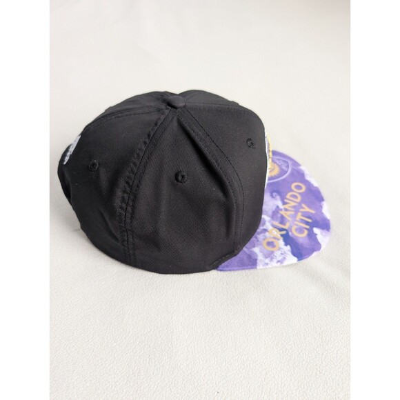 Orlando City SC Adidas MLS Soccer Snapback OSFM Hat Cap Purple Gold Flat Bill - Picture 4 of 6